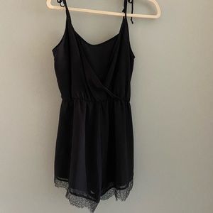 BCBG Black Romper